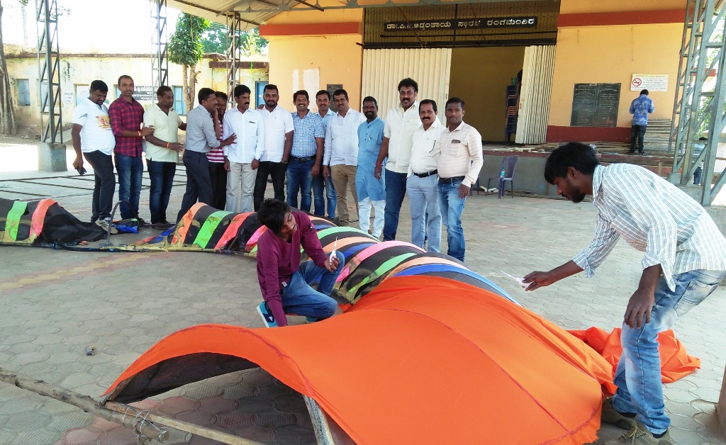 ಡಿ.30ರಂದು ನಡೆಯುವ ಬಿಜೆಪಿ ಪರಿವರ್ತನಾ ಸಮಾವೇಶಕ್ಕೆ ವೇದಿಕೆ ಸಿದ್ಧತೆ